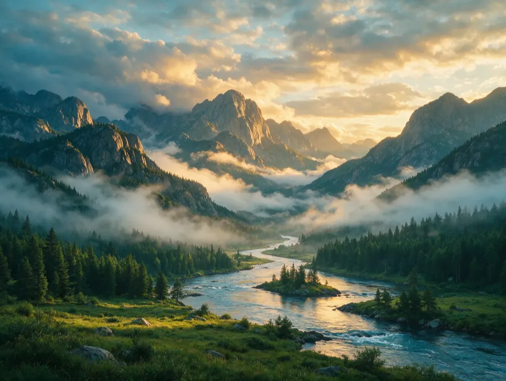 Cinematic Landscape example generated with Seedream 5.0 Pro prompt